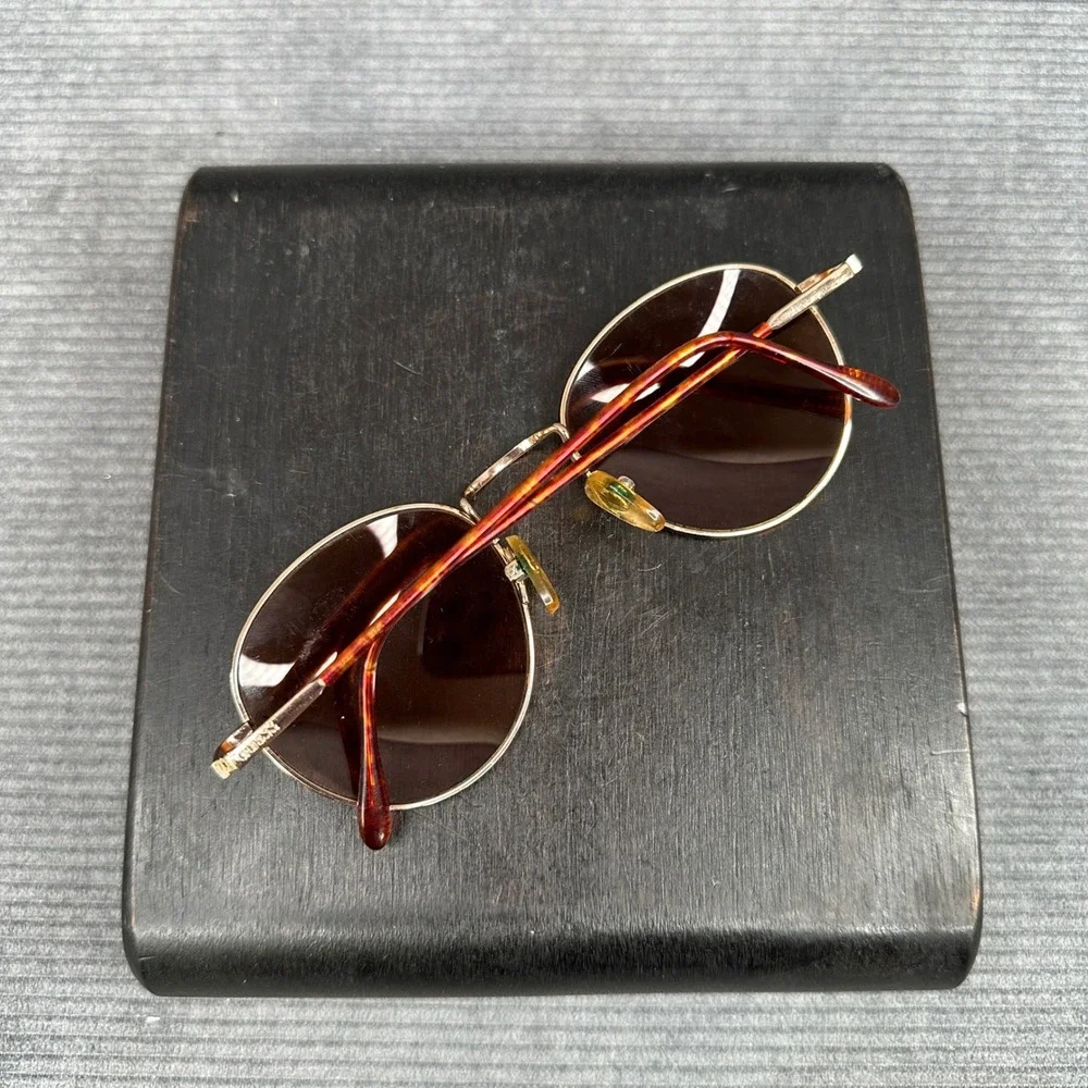 Guess GU 800 Dekland DA Round Tortoise Gold Y2K Sunglasses Vintage Style‎ Korea